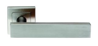SSL1403SSS - Carlisle Brass Eurospec 'Carla' Designer Lever on Square Rose (G304) Satin Stainless Steel