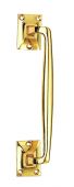 AA92 - Carlisle Brass Pull Handle (Pub Style) 250mm Polished Brass