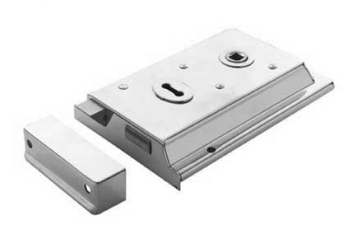Click Here To Enlarge This Photo Of RSE8064PC - Carlisle Brass Eurospec Rim Lock 154mm x 107mm Polished Chrome