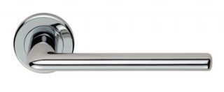 ZIN3144PC - Carlisle Brass Serozzetta 'Manon' Lever on Round Rose Concealed Fix Polished Chrome