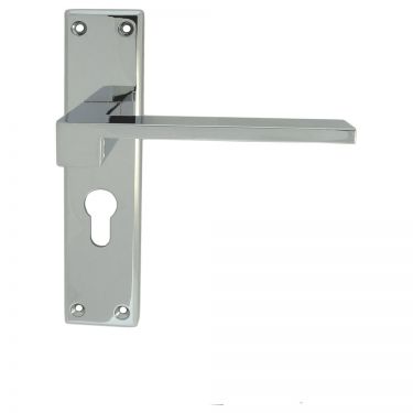 Click Here To Enlarge This Photo Of SZM371YCP - Carlisle Brass Serozzetta 'Equi' Euro Profile Lock Furniture (47.5mm c/c) Polished Chrome