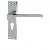 SZM371YCP - Carlisle Brass Serozzetta 'Equi' Euro Profile Lock Furniture (47.5mm c/c) Polished Chrome