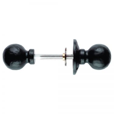 Click Here To Enlarge This Photo Of LF5594R - Carlisle Brass Ludlow Foundries Ball Rim Knob Furniture ( 60mm Rose / 45mm Knob ) Black Antique