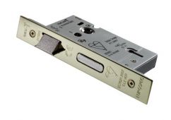 LSB5525PVD - Carlisle Brass Eurospec Easi-T British Standard 5 Lever Sashlock 64mm PVD Stainless Brass