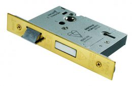 LSB5530PVD - Carlisle Brass Eurospec Easi-T British Standard 5 Lever Sashlock 76mm PVD Stainless Brass