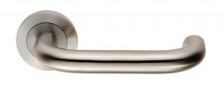 SWL1190SSS - Carlisle Brass Eurospec 'Nera' Safety Lever on Round Rose (G304) Satin Stainless Steel