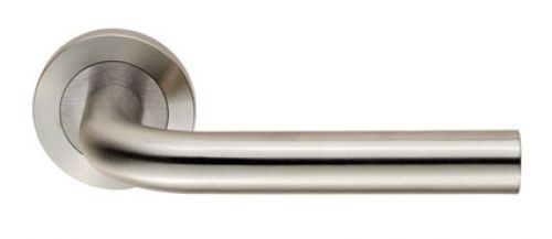 Click Here To Enlarge This Photo Of SWL1191SSS - Carlisle Brass Eurospec 'Spira' Designer Lever on Round Rose (G304) Satin Stainless Steel
