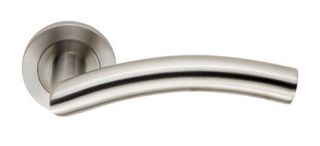 SWL1196SSS - Carlisle Brass Eurospec 'Dresda' Designer Lever on Round Rose (G304) Satin Stainless Steel