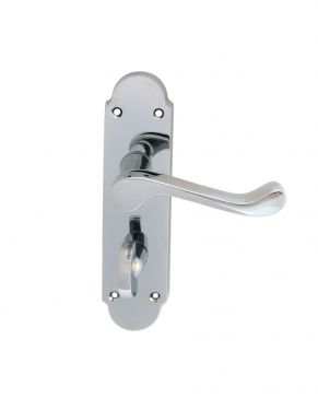 Click Here To Enlarge This Photo Of DL168WCCP - Carlisle Brass 'Oakley' Lever Bathroom Furniture Polished Chrome