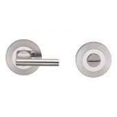 SWT1025DUO - Carlisle Brass Eurospec Large Disabled Turn & Coin Release Satin Stainless Steel/Polished Stainless Steel