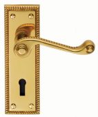 FG1 - Carlisle Brass Georgian Lever Lock Furniture Polished Brass