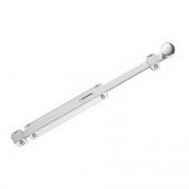 AQ82EXCP - Carlisle Brass Surface Bolt c/w 2 Extruded & one Flat Keeper (with 6 Inch Extended Bolt 32mm Knob) 150mm Polished Chrome
