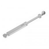 AQ82EXSC - Carlisle Brass Surface Bolt c/w 2 Extruded & one Flat Keeper (with 6 Inch Extended Bolt 32mm Knob) 150mm Satin Chrome