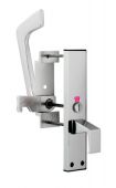 EST9625PAA - Carlisle Brass Eurospec Disabled Toilet Handle Set Polished Anodised Aluminium