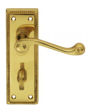 Click Here To Enlarge This Photo Of FG1WC - Carlisle Brass Georgian Lever Bathroom Furniture Polished Brass