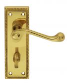 FG1WC - Carlisle Brass Georgian Lever Bathroom Furniture Polished Brass
