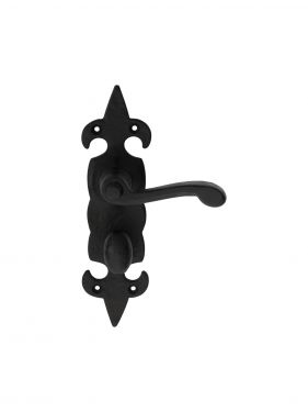 Click Here To Enlarge This Photo Of LF5506 - Carlisle Brass Ludlow Foundries Fleur De Lys Lever Bathroom Furniture Black Antique