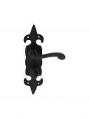 LF5506 - Carlisle Brass Ludlow Foundries Fleur De Lys Lever Bathroom Furniture Black Antique