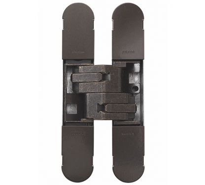 Click Here To Enlarge This Photo Of CI001129BRO00 - Carlisle Brass CEAM 1129 3D Concealed Hinge 100 x 22mm (Max 25kg per 2 hinges, 40 kg per 3 hinges) Matt Bronze