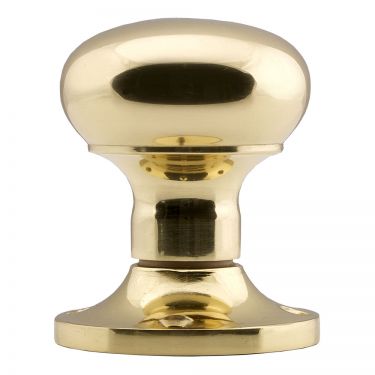 Click Here To Enlarge This Photo Of M35US - Carlisle Brass Manital Victorian Mushroom Mortice Knob Set (Unsprung) Polished Brass