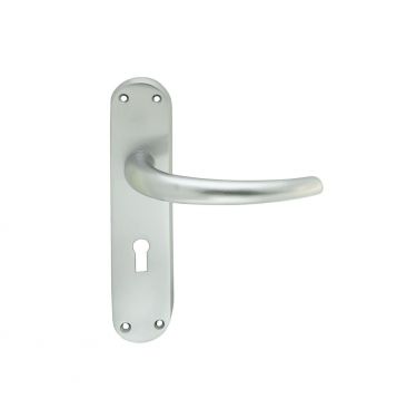 Click Here To Enlarge This Photo Of EL31SC - Carlisle Brass Manital 'Lilla' Lock Lever Handles Satin Chrome