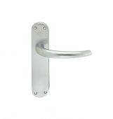 EL32SC - Carlisle Brass Manital 'Lilla' Latch Lever Handles Satin Chrome
