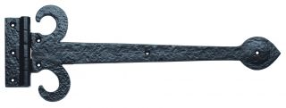 LF5519B - Carlisle Brass Ludlow Foundries Sword Hinges 381mm Black Antique