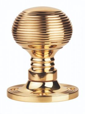 Click Here To Enlarge This Photo Of M1001 - Carlisle Brass Manital Queen Anne Mortice Knob Set Polished Brass