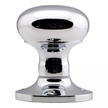 Click Here To Enlarge This Photo Of M35USCP - Carlisle Brass Manital Victorian Mushroom Mortice Knob Set (Unsprung) Polished Chrome
