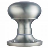 M35USSC - Carlisle Brass Manital Victorian Mushroom Mortice Knob Set (Unsprung) Satin Chrome