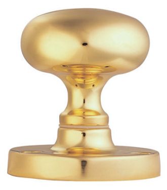 Click Here To Enlarge This Photo Of M35 - Carlisle Brass Manital Victorian Mushroom Mortice Knob Set Polished Brass