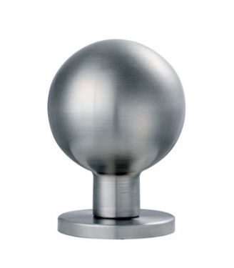 Click Here To Enlarge This Photo Of CSK1058SSS - Carlisle Brass Eurospec 55mm dia Mortice Knobs on Sprung Rose Satin Stainless Steel