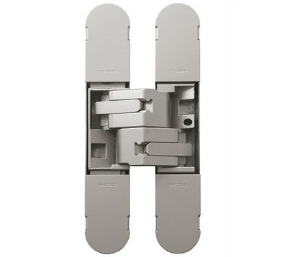 Click Here To Enlarge This Photo Of CI001130VCH00 - Carlisle Brass CEAM 1130 3D Concealed Hinge 134 x 24mm (Max 40kg per 2 hinges, 60kg per 3 hinges) Champagne Silver