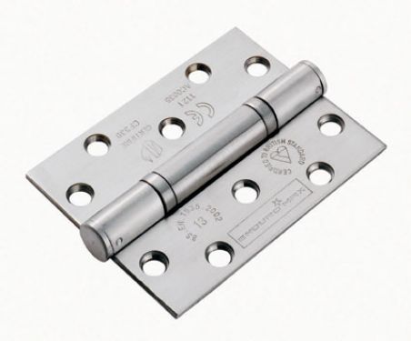 Click Here To Enlarge This Photo Of H2N1103/13SSS - Carlisle Brass Eurospec 100mm x 76mm x 3mm Grade 13 Thrust Bearing Hinges - Satin Stainless Steel