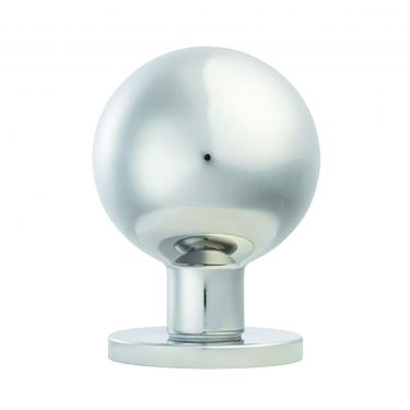 Click Here To Enlarge This Photo Of CSK1058BSS - Carlisle Brass Eurospec 55mm Dia Mortice Knob on Sprung Rose Polished Stainless Steel