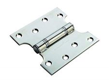 H2N1424SSS - Carlisle Brass Eurospec 102mm x 102mm x 3mm Parliament Hinges c/w Screws Satin Stainless Steel