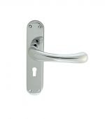 EL11CP - Carlisle Brass Manital 'Ibra' Lock Lever Handles Polished Chrome