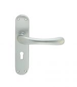 EL11SC - Carlisle Brass Manital 'Ibra' Lock Lever Handles Satin Chrome