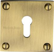 BAU1556-AT Heritage Brass Keyhole Escutcheon Antique Brass Finish