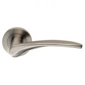 SWL1131SSS - Carlisle Brass Eurospec 'Tirolo' Designer Lever on Round Rose (G304) Satin Stainless Steel