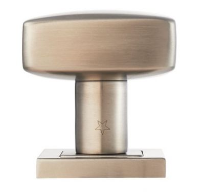 Click Here To Enlarge This Photo Of SSK1062SSS - Carlisle Brass Eurospec Square Mortice Knobset (G304) Satin Stainless Steel