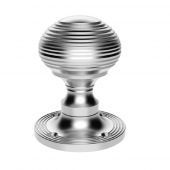 M1001SC - Carlisle Brass Manital Queen Anne Mortice Knob Set Satin Chrome