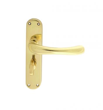 Click Here To Enlarge This Photo Of EL13 - Carlisle Brass Manital 'Ibra' Bathroom Lever Handles Polished Brass