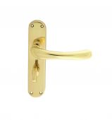 EL13 - Carlisle Brass Manital 'Ibra' Bathroom Lever Handles Polished Brass