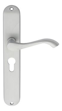 Click Here To Enlarge This Photo Of DL380YSC - Carlisle Brass 'Andros' Lever Lock Furniture Euro Profile (47.5mm c/c) Satin Chrome