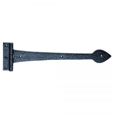 Click Here To Enlarge This Photo Of LF5515A - Carlisle Brass Ludlow Foundries Tee Hinges 380mm Black Antique