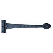 LF5515A - Carlisle Brass Ludlow Foundries Tee Hinges 380mm Black Antique