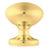 M220 - Carlisle Brass Easy Centre Door Knob 57mm Rose Polished Brass