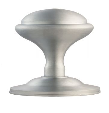Click Here To Enlarge This Photo Of M61SC - Carlisle Brass Victorian Centre Door Knob (Round) 85mm Rose Satin Chrome