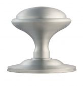 M61SC - Carlisle Brass Victorian Centre Door Knob (Round) 85mm Rose Satin Chrome